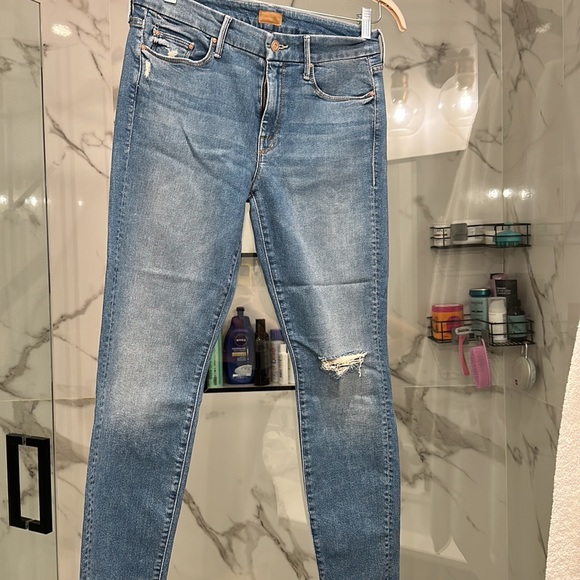 Mother Looker Ankle Fray Denim - Picture 4 of 5